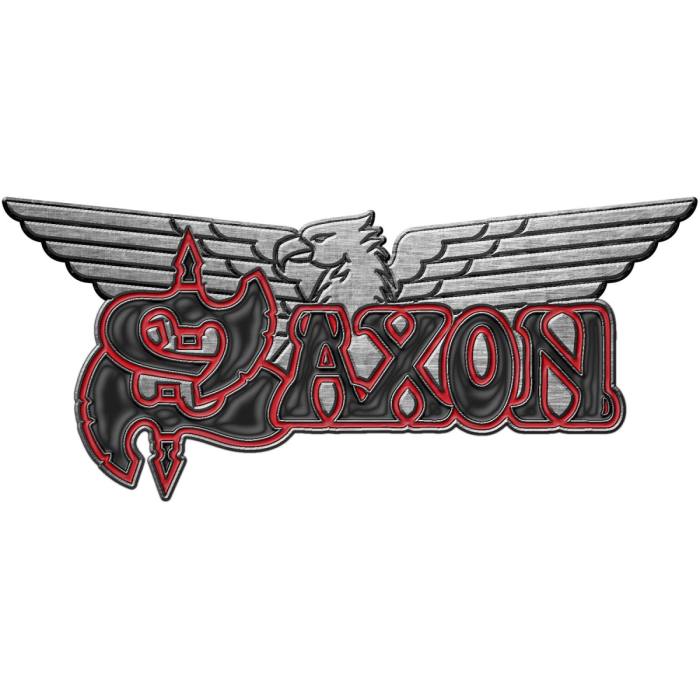 Saxon Pin Badge: Logo/Eagle 114460