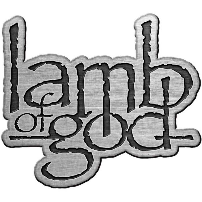 Lamb Of God Pin Badge: Logo 114471