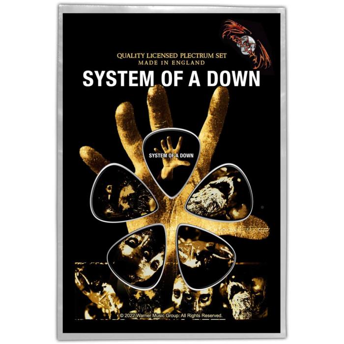 System Of A Down Plectrum Pack: Hand 114831