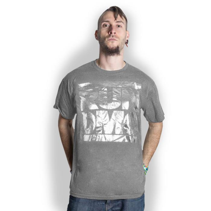 Run DMC Unisex T-Shirt: Logo (Folirano) (Siva) 114931