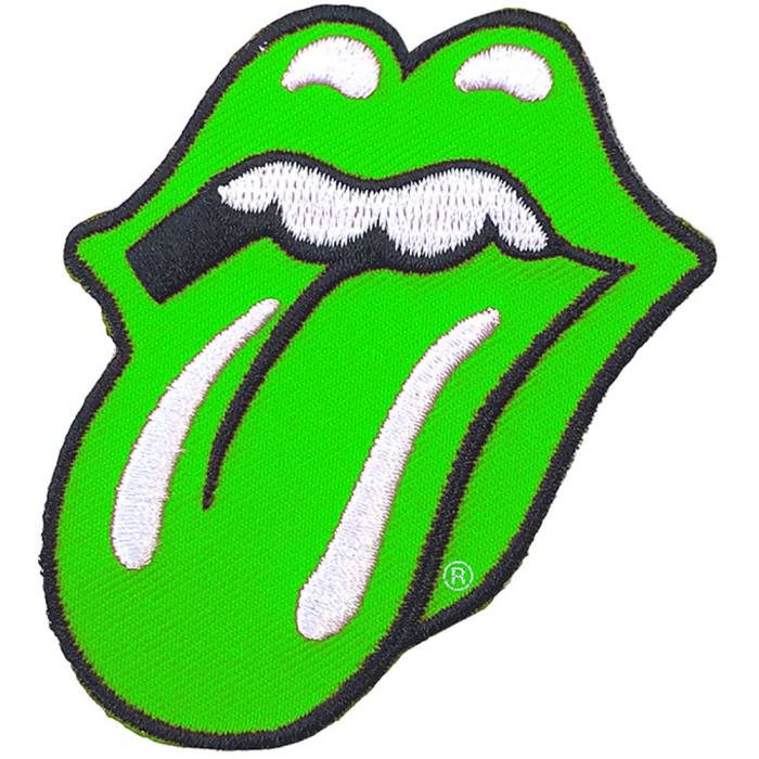 The Rolling Stones Standard Patch: Classic Tongue Green 115008
