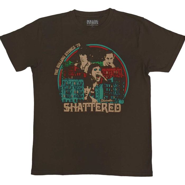 The Rolling Stones Unisex T-Shirt: Some Girls Shattered 115072