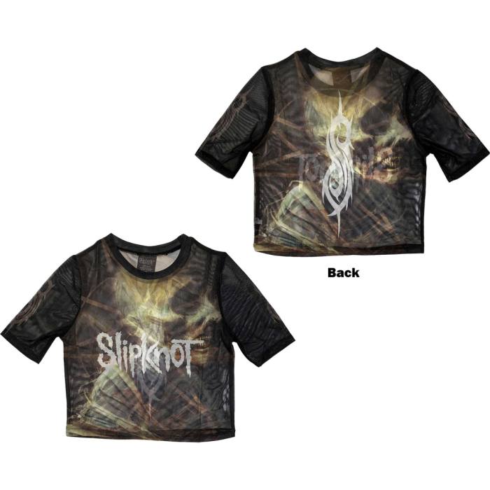 Slipknot ženski crop top The End, So Far Profile (back print & mesh) 115113