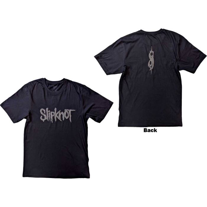 Slipknot Unisex Hi-Build T-Shirt: Logo (Back Print) 115126