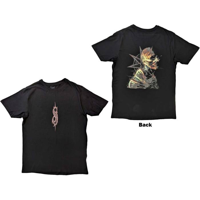 Slipknot Unisex T-Shirt: Skeleton & Pentagram (Back Print) 115128