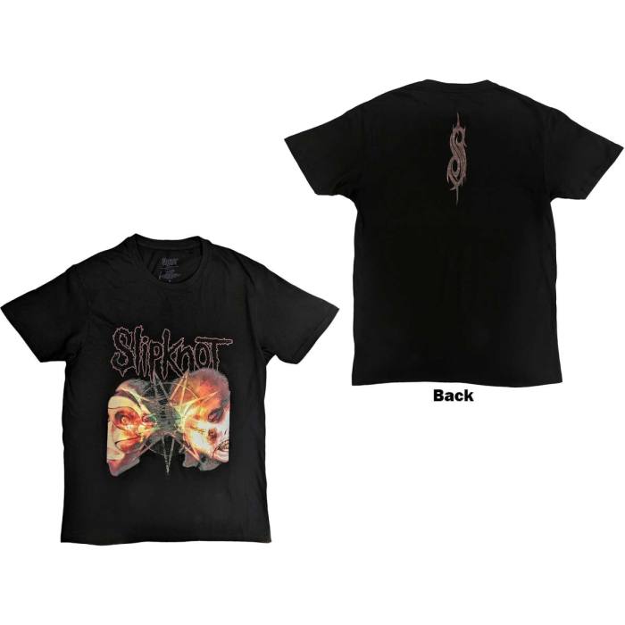 Slipknot Unisex T-Shirt: 2 Faces (Back Print) 115138