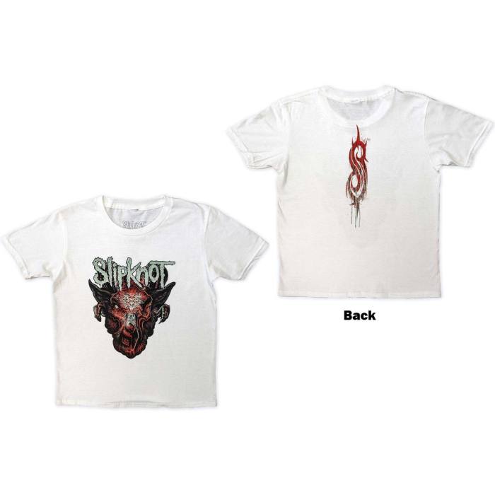 Slipknot Kids T-Shirt: Infected Goat (Back Print) 115139