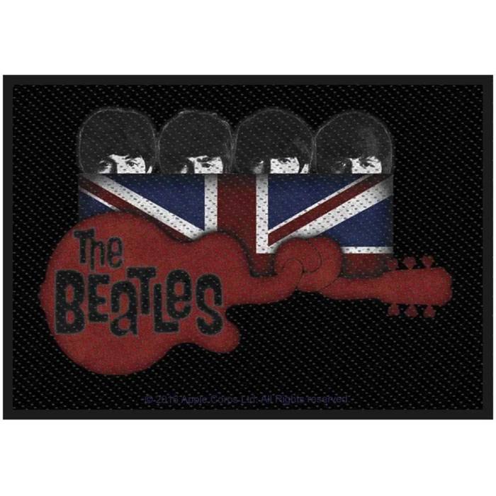 The Beatles Standard Patch: Union Jack Guitar (Loose) 115379