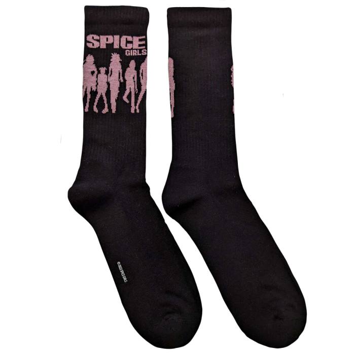 The Spice Girls Unisex Nogavice: Silhouette (Črne) (Velikost UK 7 - 11) 115434