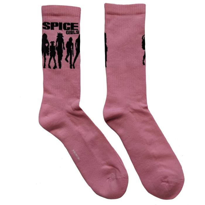 The Spice Girls Unisex Nogavice: Silhouette (Roza) (Velikost UK 7 - 11) 115435