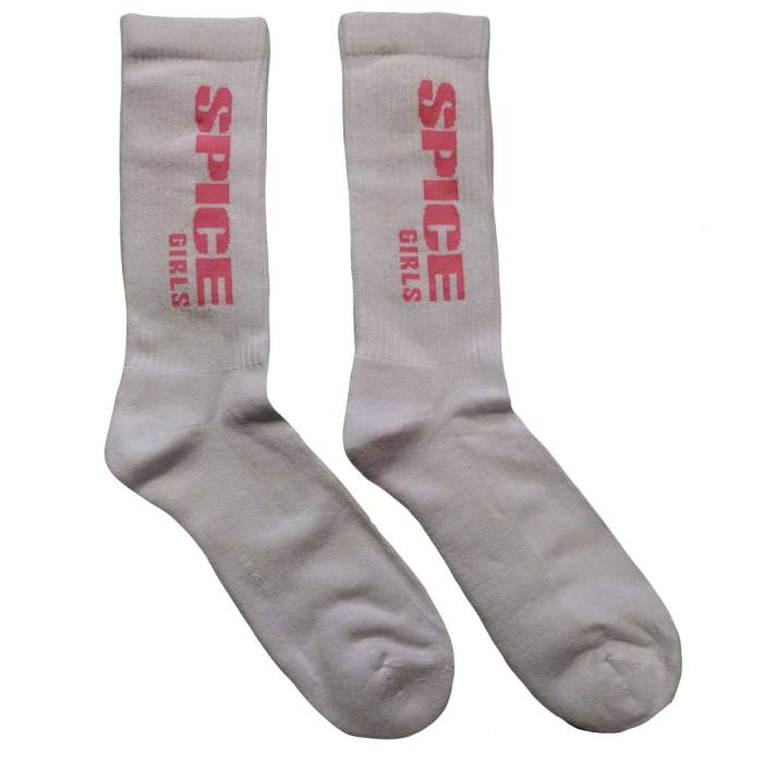 The Spice Girls Unisex Nogavice: Logo (Bele) (Velikost UK 7 - 11) 115436