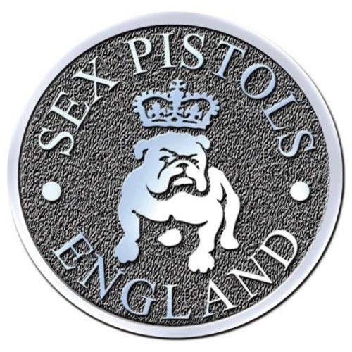 The Sex Pistols Pin Badge: Bull Dog 115448