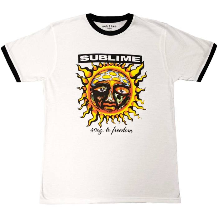 Sublime Unisex Ringer T-Shirt: 40oz. To Freedom 115550
