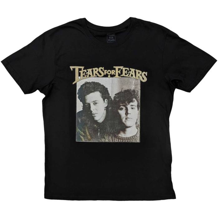 Tears For Fears Unisex T-Shirt: Throwback Photo (črna) 115585
