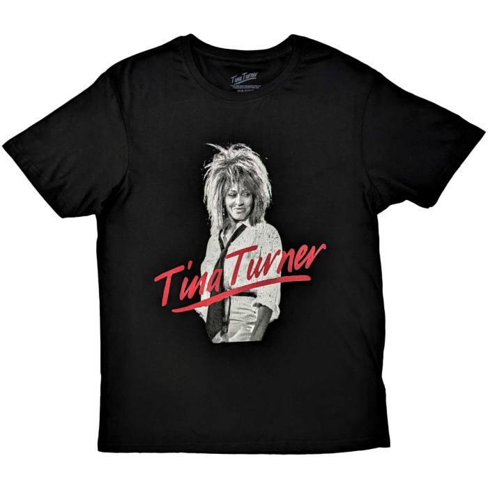 Tina Turner Unisex T-Shirt: Red Logo 115587
