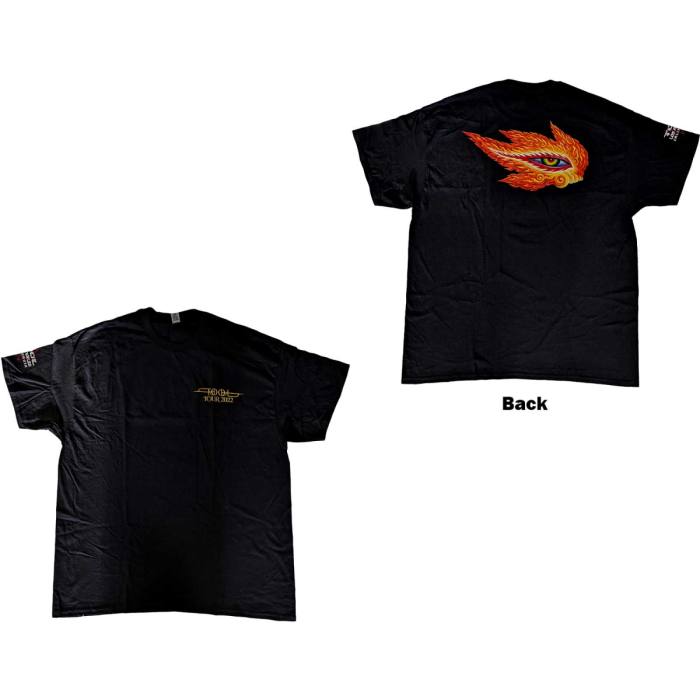Tool Unisex T-Shirt: Flaming Eye Tour 2022 (Back Print) (Ex-Tour) 115616