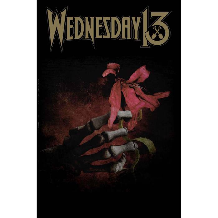 Wednesday 13 Textile Poster: Condolences 115658