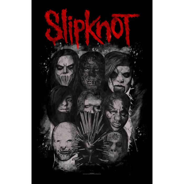 Slipknot Textilna Trzalica: Masks 115692
