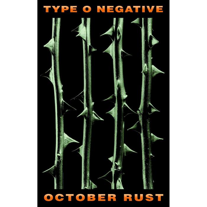 Type O Negative tekstilni poster October Rust 115737