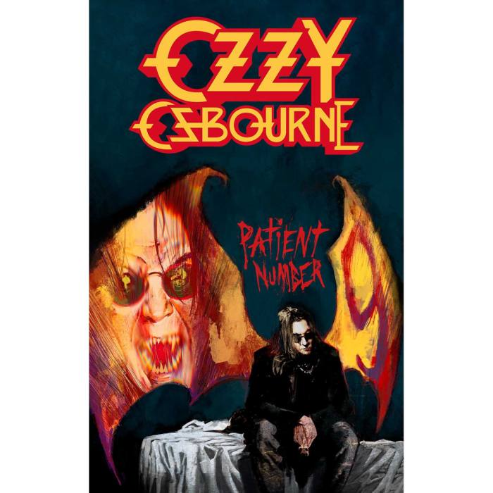 Ozzy Osbourne tekstilni poster Patient No.9 115757