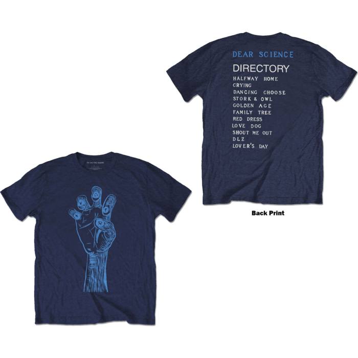 TV On The Radio Unisex T-Shirt: Brushstroke Hand (Back Print) 115764