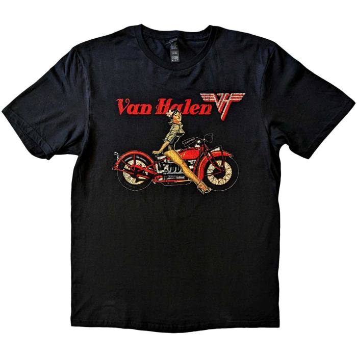 Van Halen Unisex T-Shirt: Pin-up Motorcycle 115844