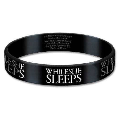 While She Sleeps Gummy Wristband: Logo 115979