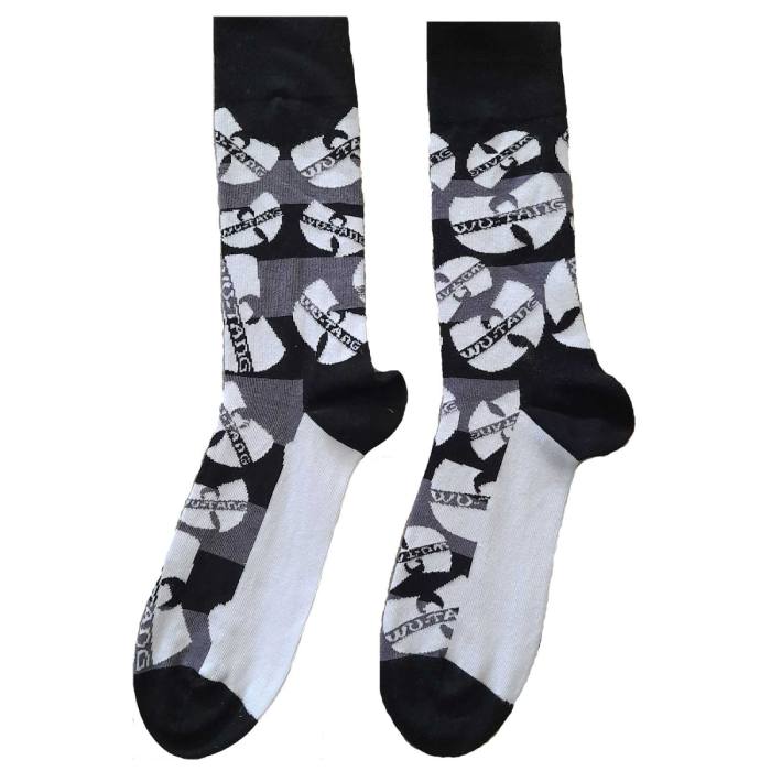 Wu-Tang Clan Unisex Ankle Socks: Logos Monochrome 115983