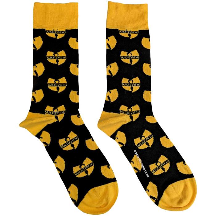 Wu-Tang Clan Unisex Ankle Socks: Logo Repeat (UK Size 7 - 11) 115985