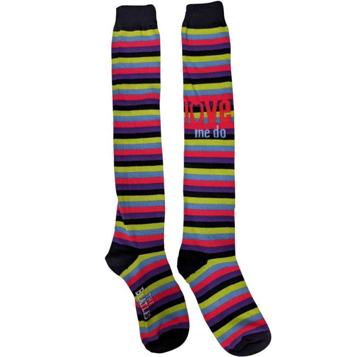 The Beatles Ladies Knee High Socks: Love Me Do (Multicolour) (UK Size 4 - 7) 116157