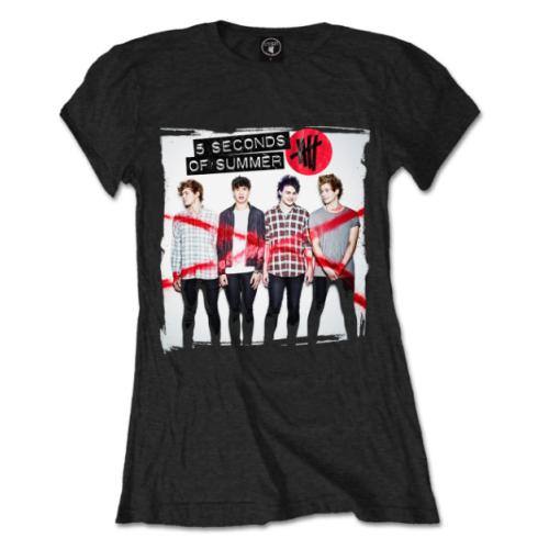 5 Seconds of Summer Ladies T-Shirt: Album Cover 1 116167