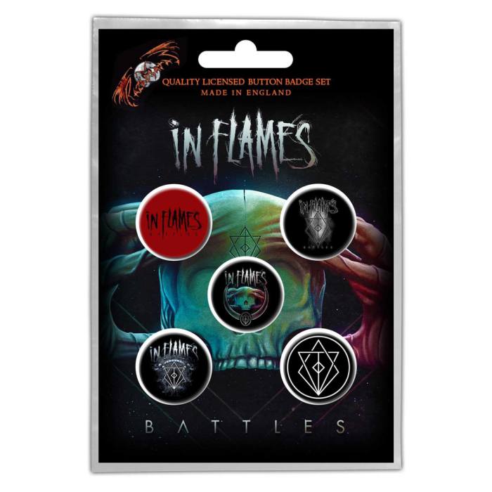 In Flames Button Badge Pack: Battles značke 116812