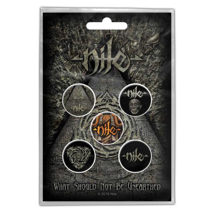 Nile Button Badge Pack: What Should Not Be Unearthed (Retail Pack) 116813