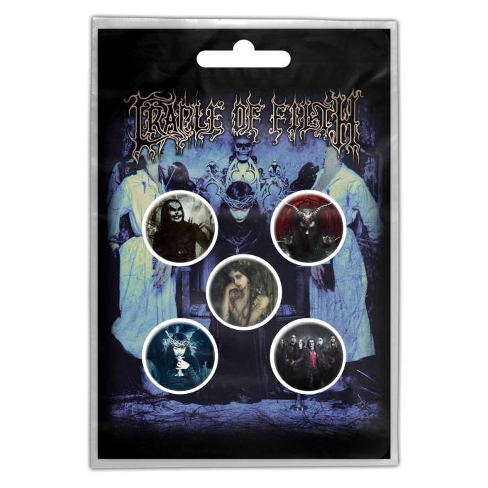 Cradle Of Filth Button Badge Pack: Cryptoriana 116825