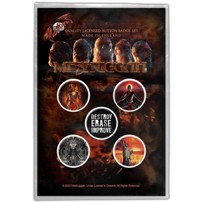 Meshuggah Button Badge Pack: Immutable 116852