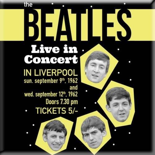 The Beatles Fridge Magnet: Live in Concert 116987