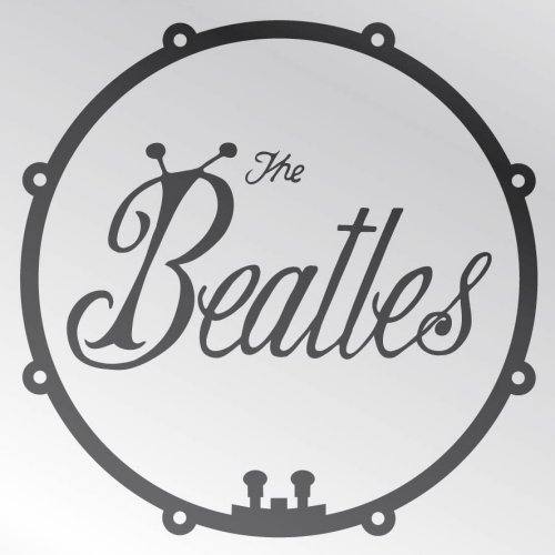 The Beatles Fridge Magnet: Bug Logo & Drum 116990