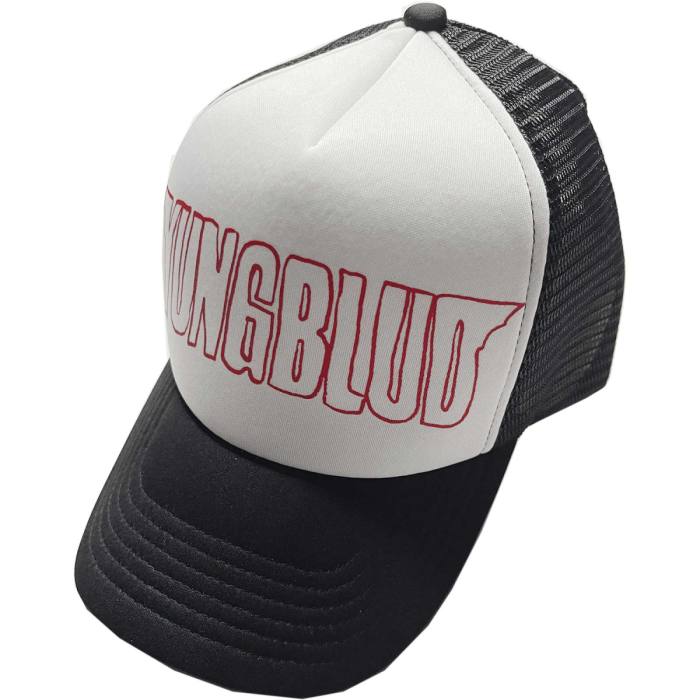 Yungblud Unisex Mesh Back Cap: Rdeči obris logotipa 116004