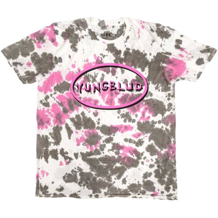 Yungblud Unisex T-Shirt: Scratch Logo Oval (Wash Collection) 116021