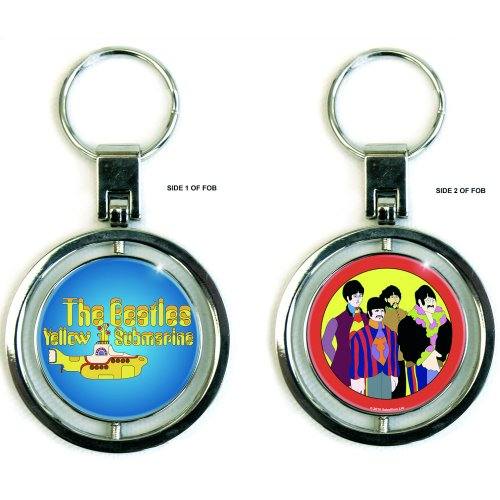 The Beatles Keychain: Yellow Submarine Band & Sub (Spinner) 116058