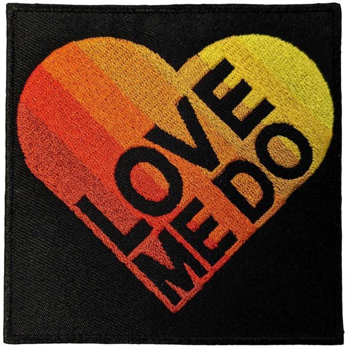 The Beatles Standard Patch: Love Me Do Gradient Heart 117175
