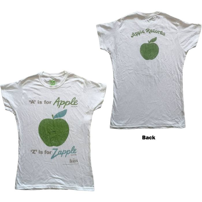 The Beatles Ladies T-Shirt: A is for Apple (Back Print) 117274