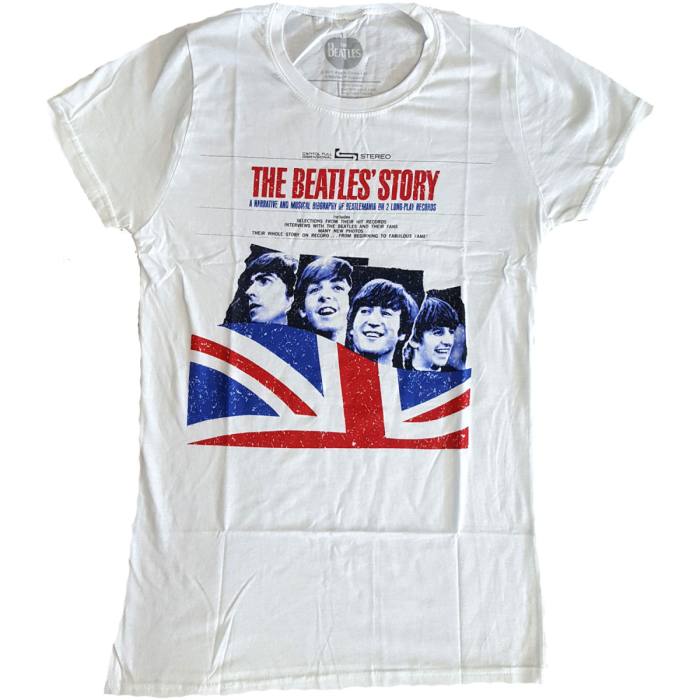 The Beatles Ladies T-Shirt: The Beatles Story 117418