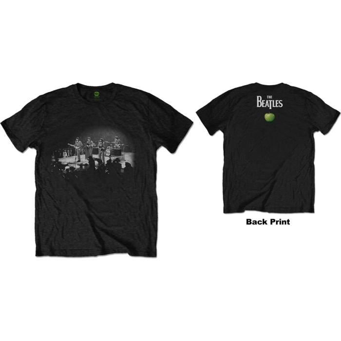 The Beatles Unisex T-Shirt: Live in DC (Black) (Back Print) 117597