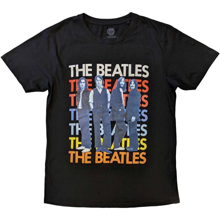 The Beatles Unisex T-Shirt: Iconic Multicolour 117880