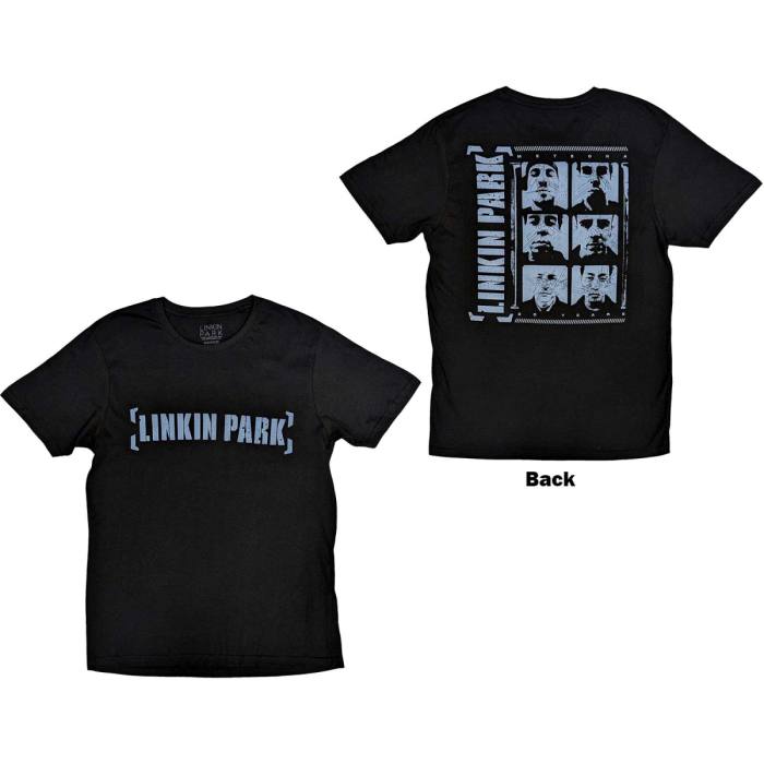Linkin Park Unisex T-Shirt Meteora Portraits (Back Print) 118134