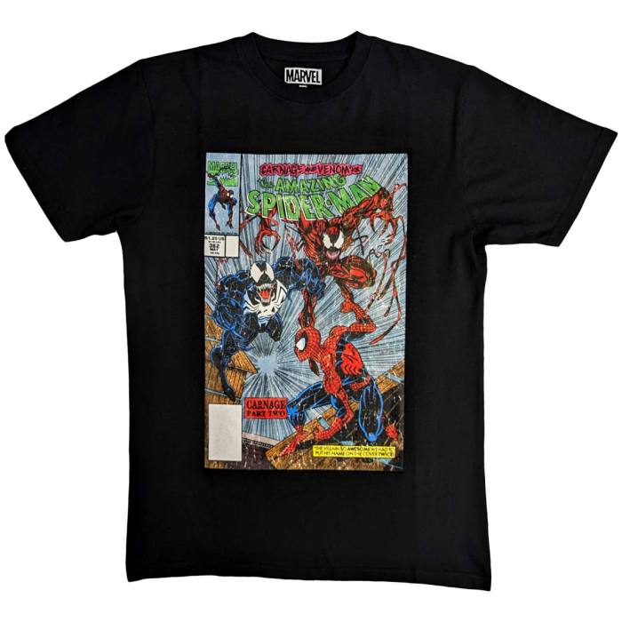 Marvel Comics Unisex T-Shirt: Venom & Carnage Vintage 118369