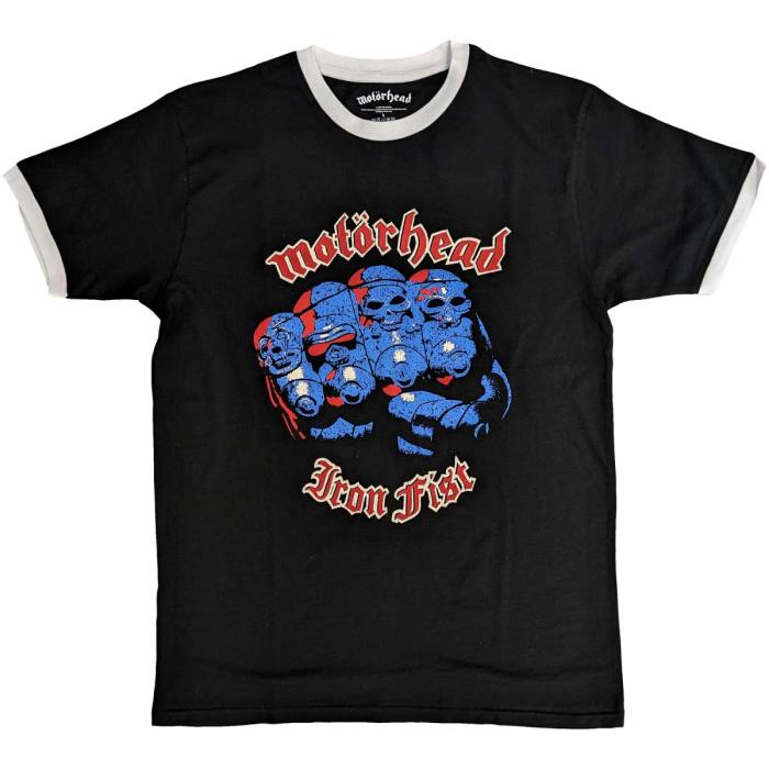 Motorhead Unisex Ringer T-Shirt: Iron Fist 118524