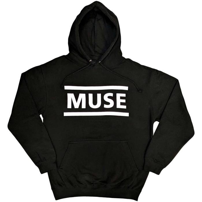Muse Unisex Pullover Hoodie White Logo črn 118771