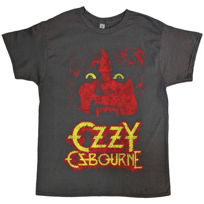 Ozzy Osbourne Unisex T-Shirt: Yellow Eyes Jumbo 119358